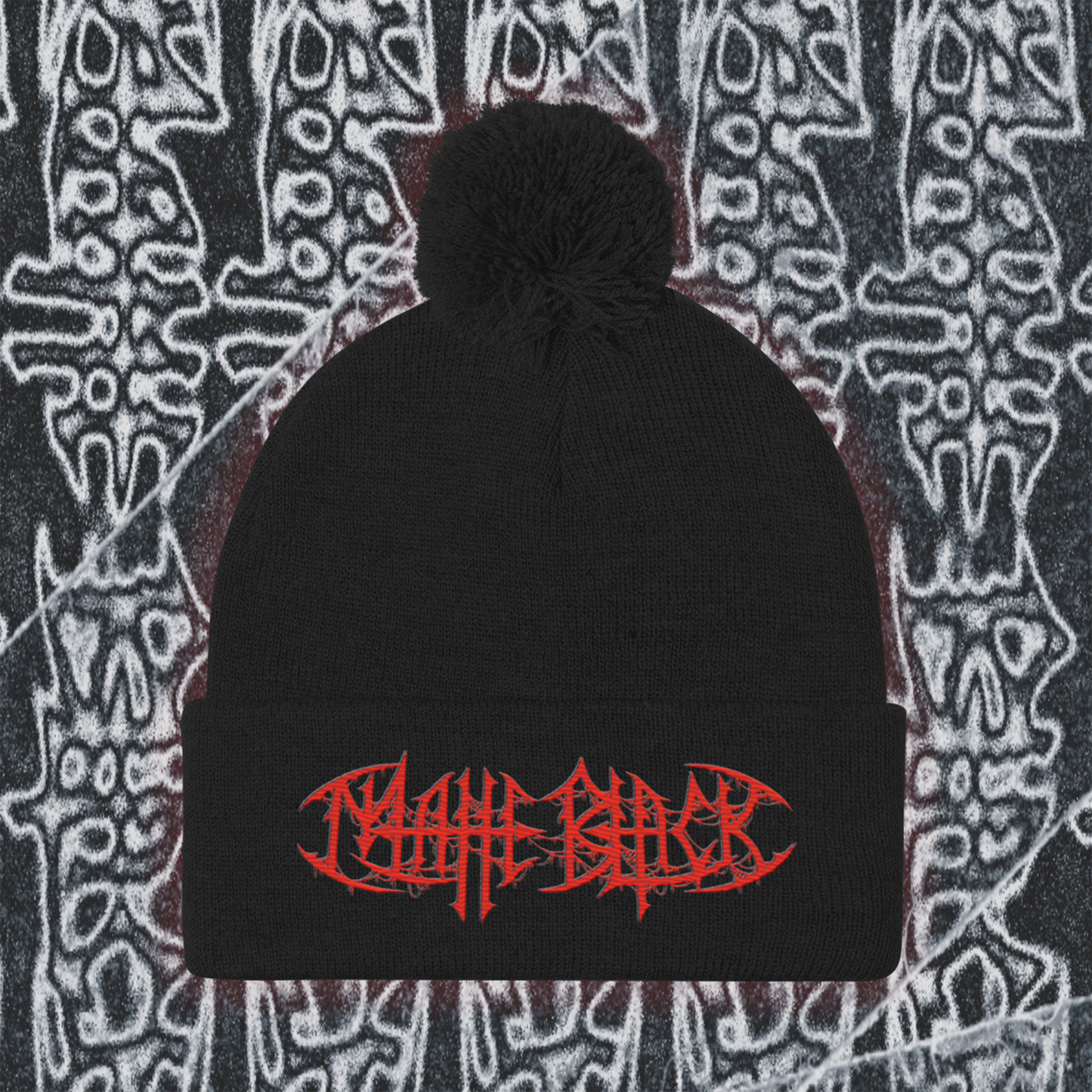 Matte Black "2.0" Pom Beanie